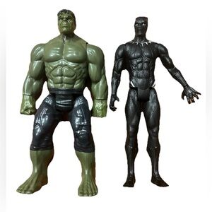 Hulk Black Panther Action Figure Marvel Avengers Infinity War Titan Heroes Lot